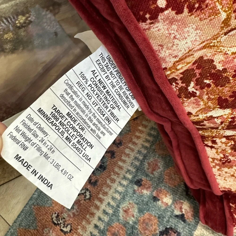 New Threshold X Studio McGee 24x24 Abstract Throw Pillow Abstract Tree Victorian